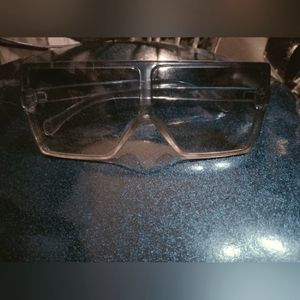 Blue Oversized Gradient sunglasses